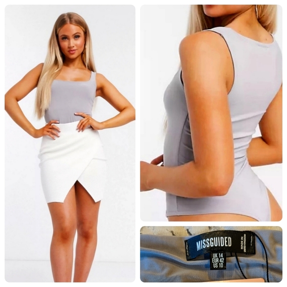 Missguided Tops - 🚨50% off🚨Missguided Square neck bodysuit